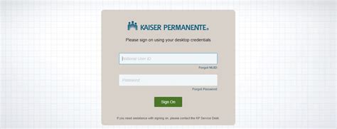 Please sign on using your desktop credentials. . Kaiser healthstream login